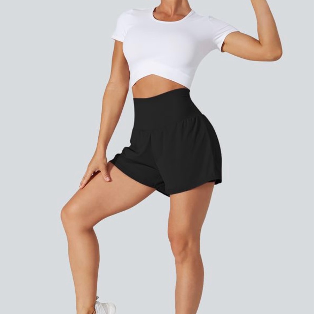 HALARA Women's Black Athletic Shorts